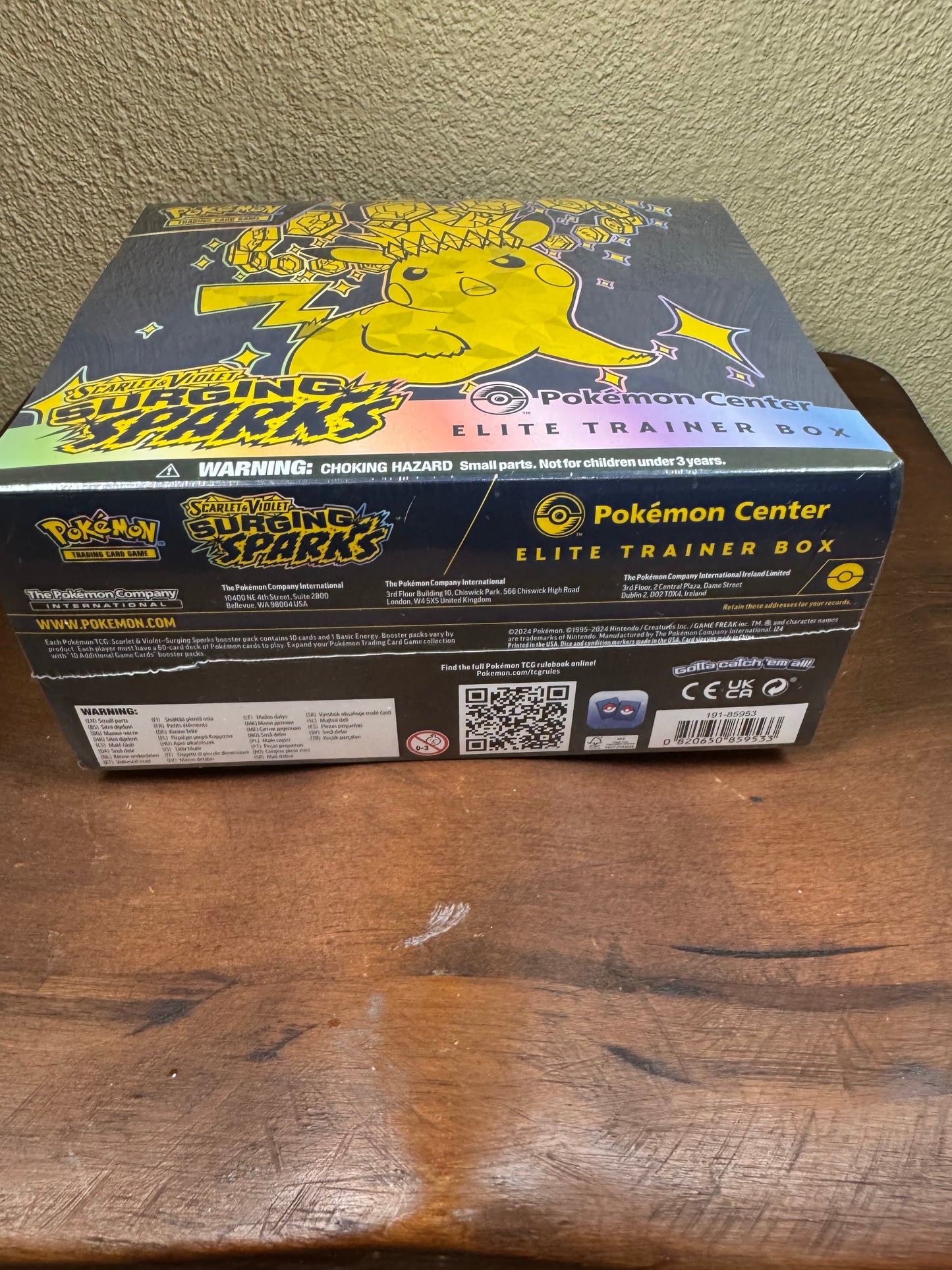 Surging Sparks ETB - Pokémon Center